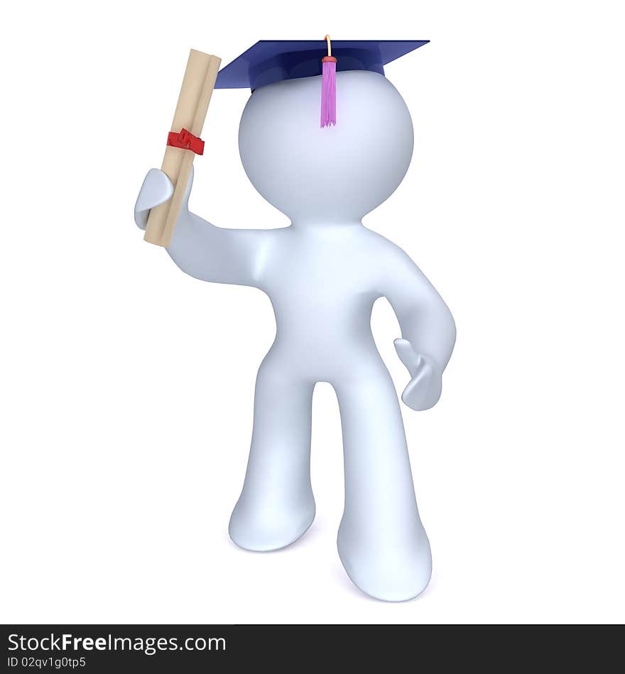 Aadmii as a graduate.	Image isolated on a white back ground. Aadmii as a graduate.	Image isolated on a white back ground.