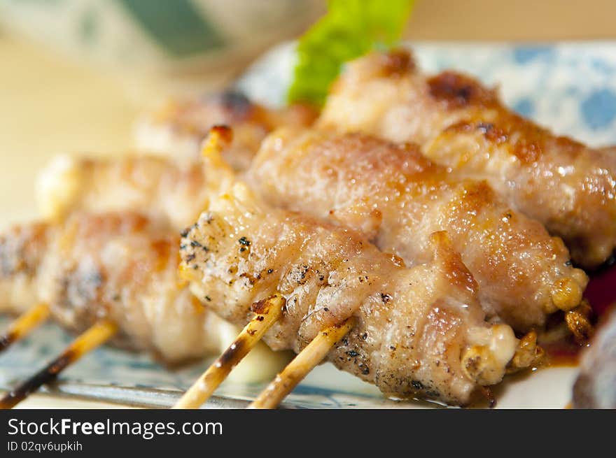 Delicious Skewered Chicken