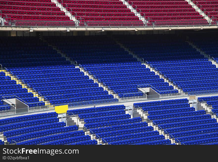 Armchairs  at the stadium