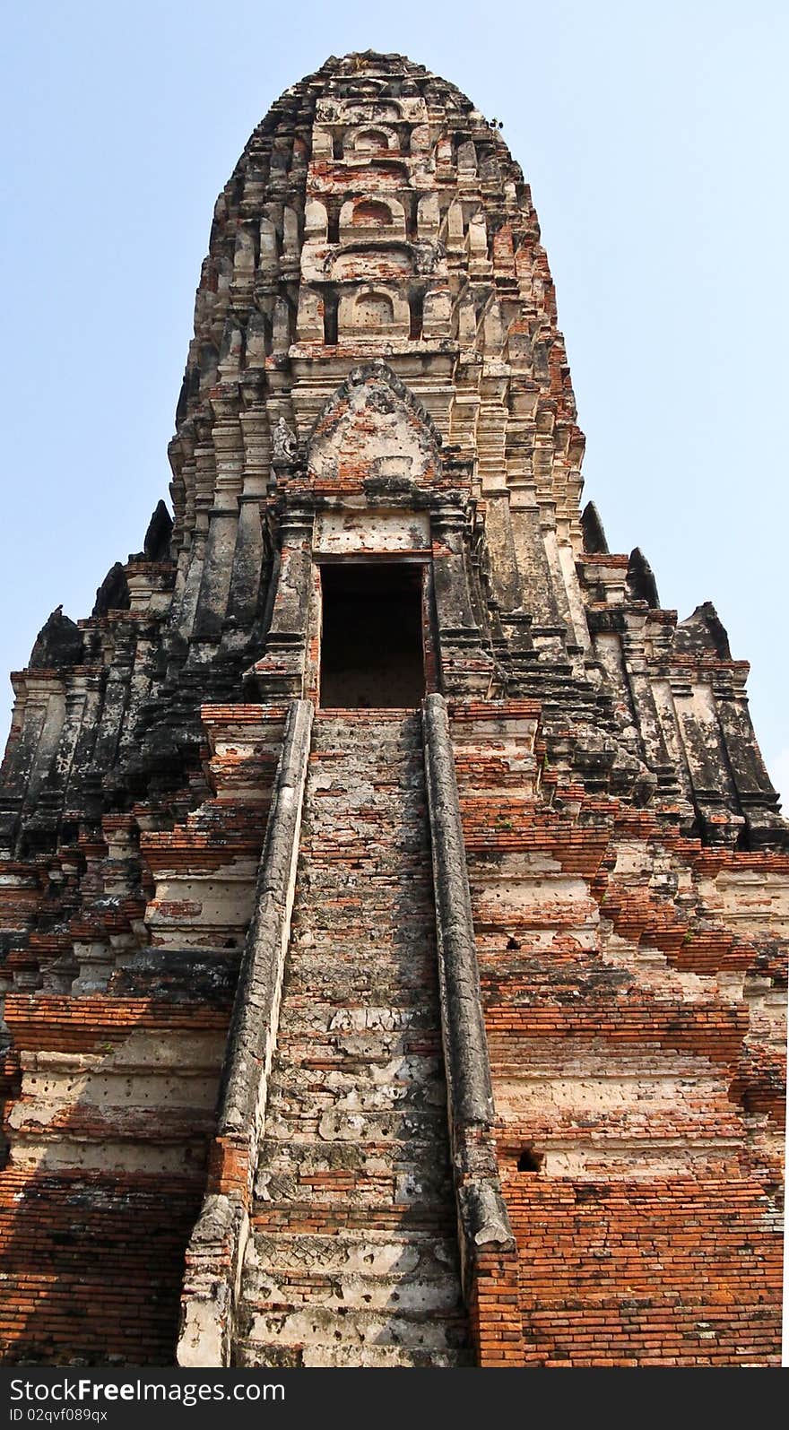 The gate of old temple in Ayutthaya province. The gate of old temple in Ayutthaya province.