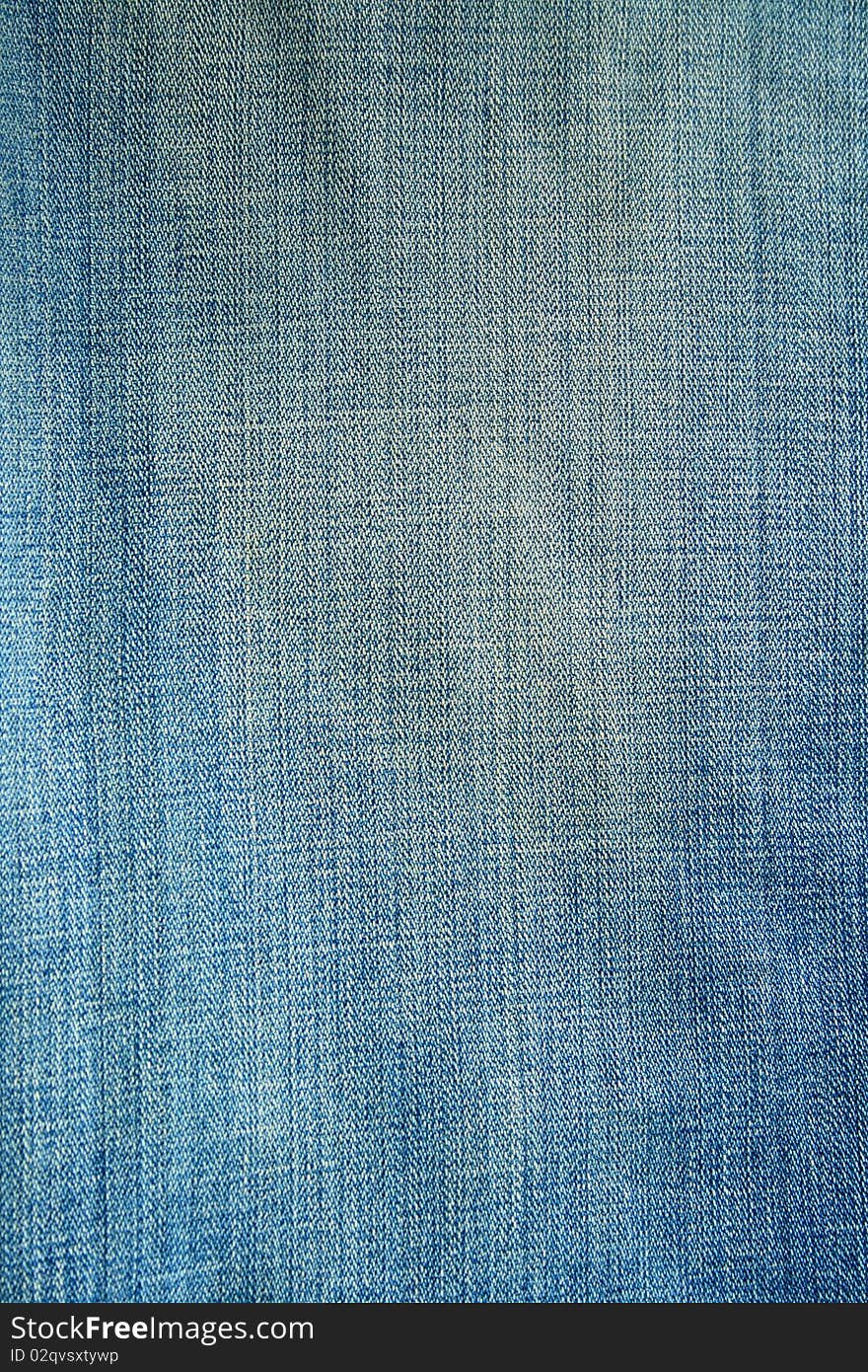 A blue jeans textured background