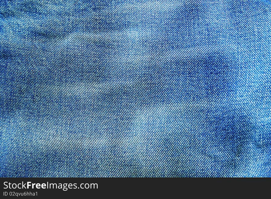 A blue jeans textured background