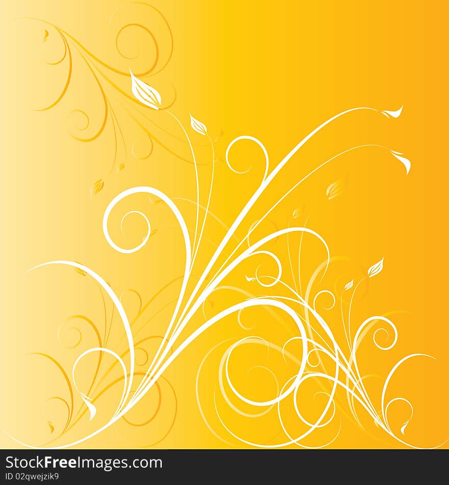 Abstract floral background for your text