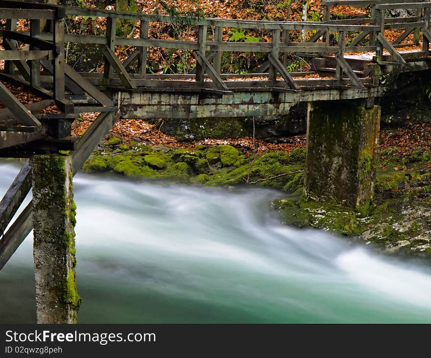 Wooden bridge