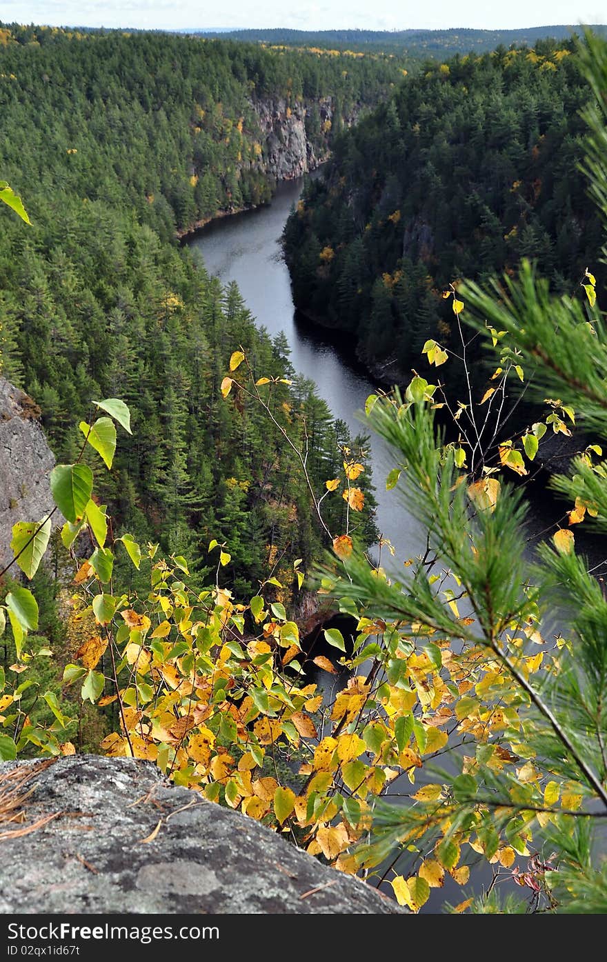 Baron Canyon, Algonquin Park, Ontario, Canada. Baron Canyon, Algonquin Park, Ontario, Canada