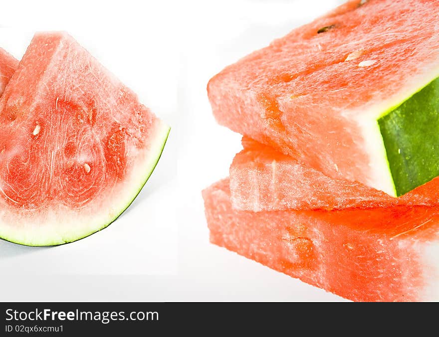 Isolated Fresh Watermelon