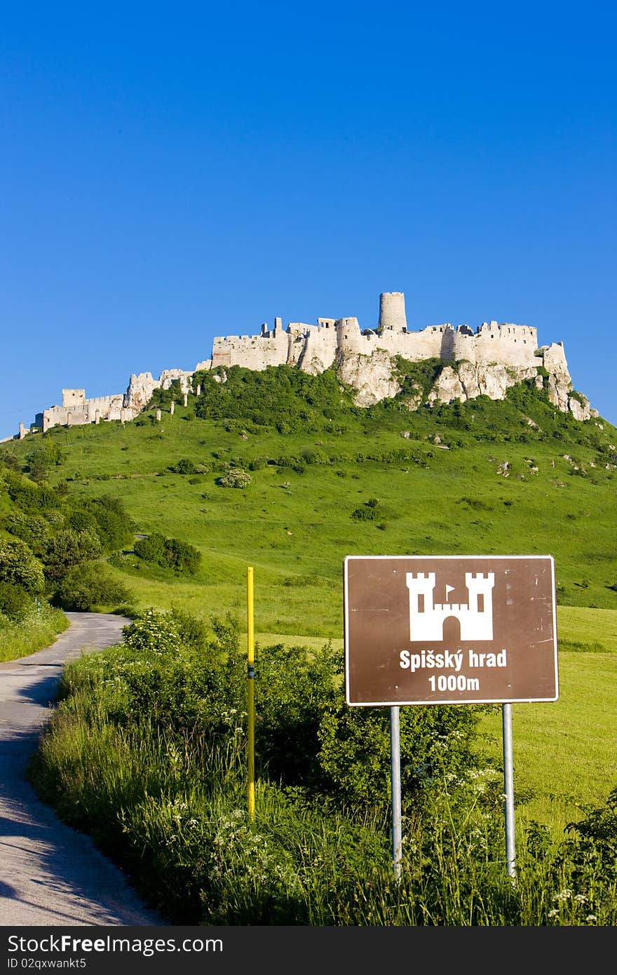 Spissky Castle in Slovak Republic