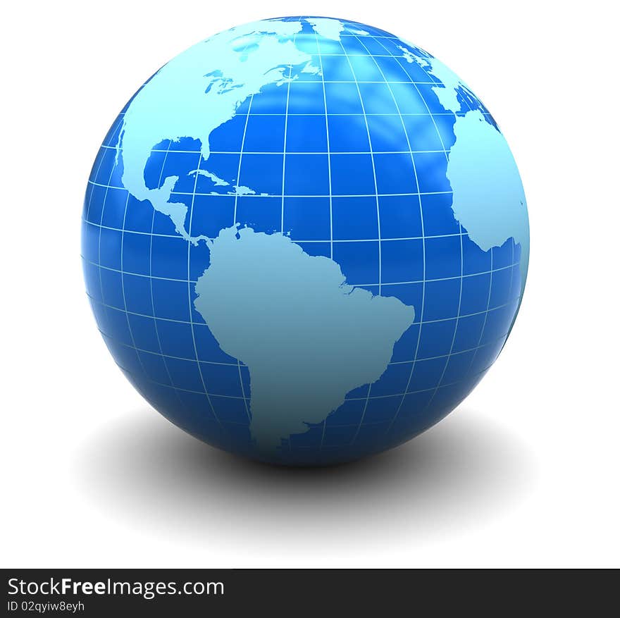 Earth globe