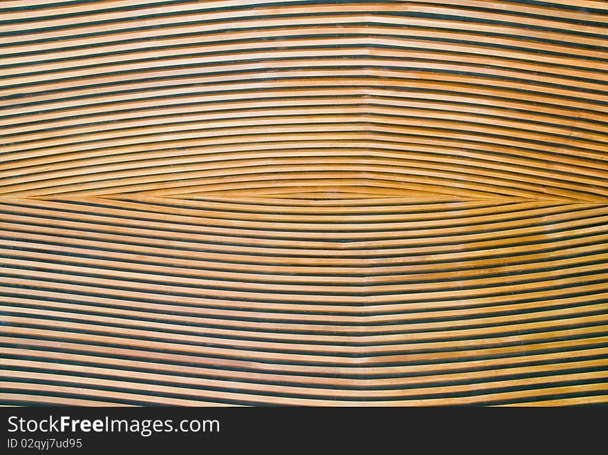 Ceiling  wood in the pavilion