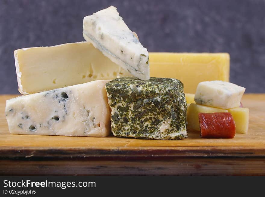 Cheese antipasto varieties