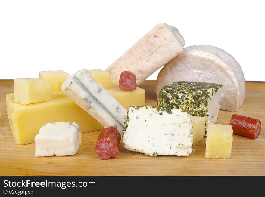 Cheese antipasto varieties