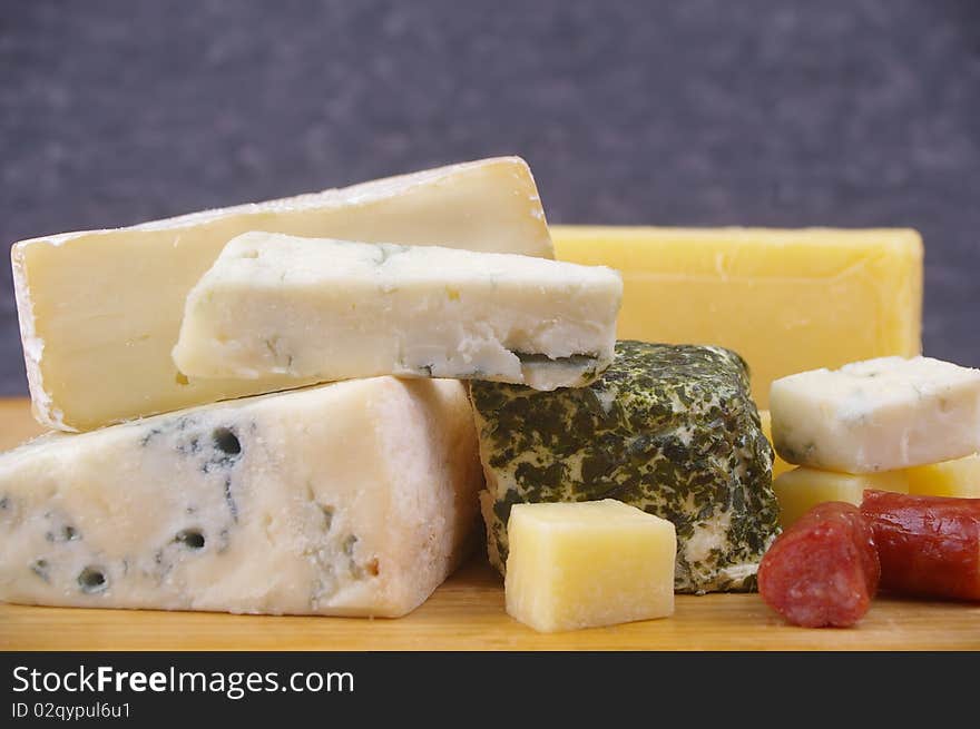 Cheese antipasto varieties