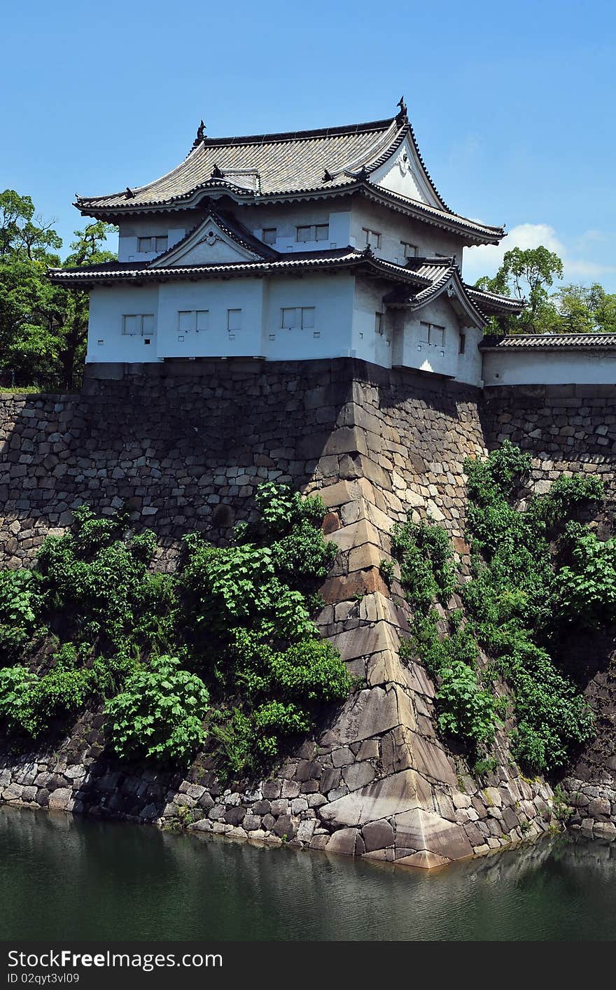 Osaka Castle Gatehouse in japan