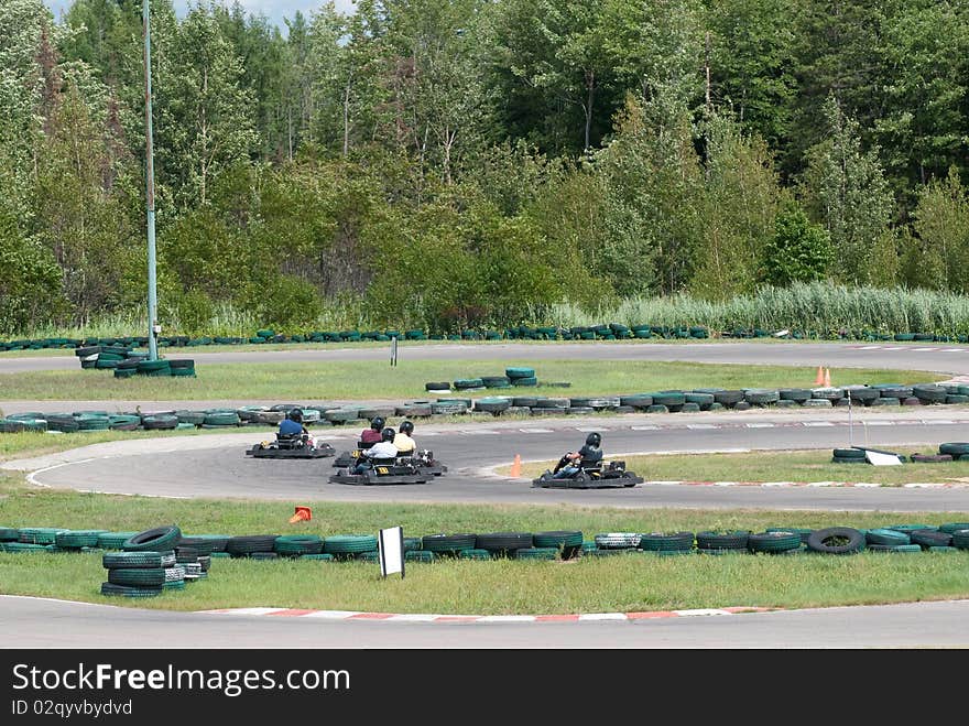 Fun at the race track.  Shot nearby Montreal.