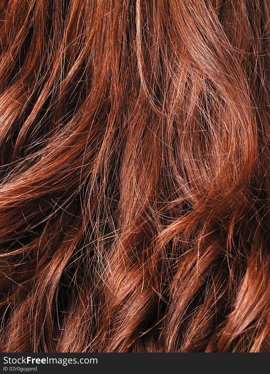 Close-up of natural hair