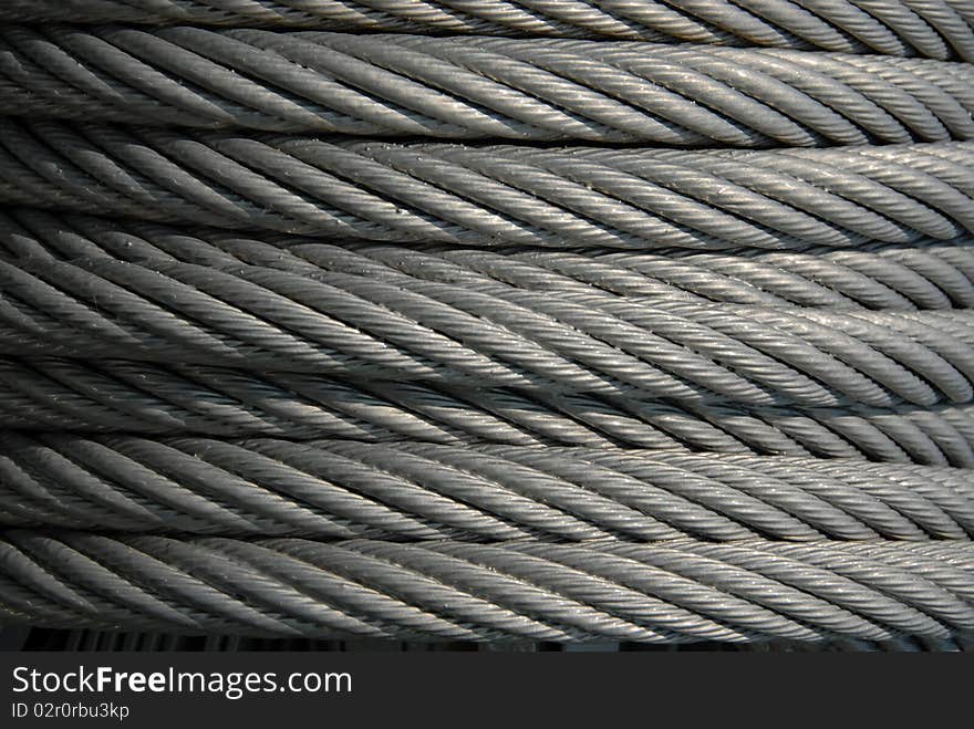 Close up of Steel Coil