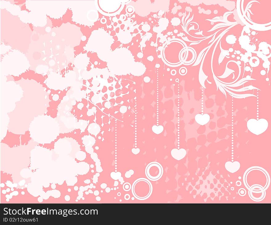 Grunge abstract background with blots