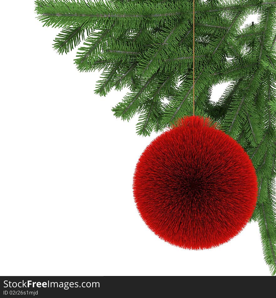 Color christmas ball