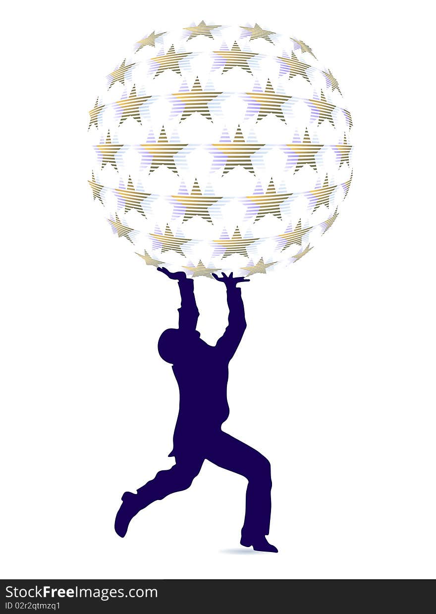 To lift stars, funny star symbol