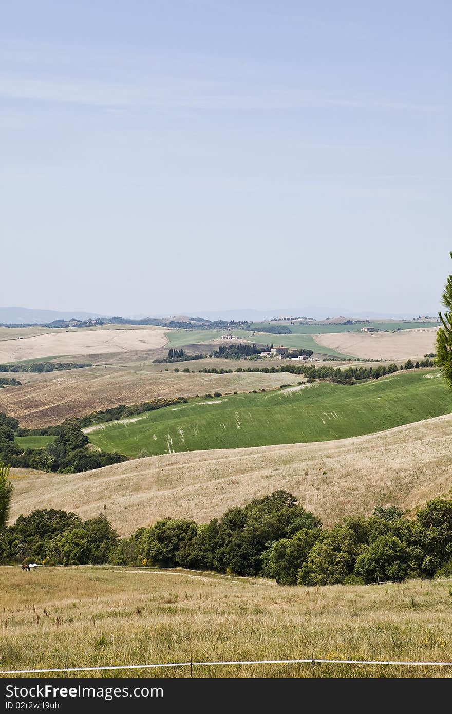 View of a Tuscan Landscape