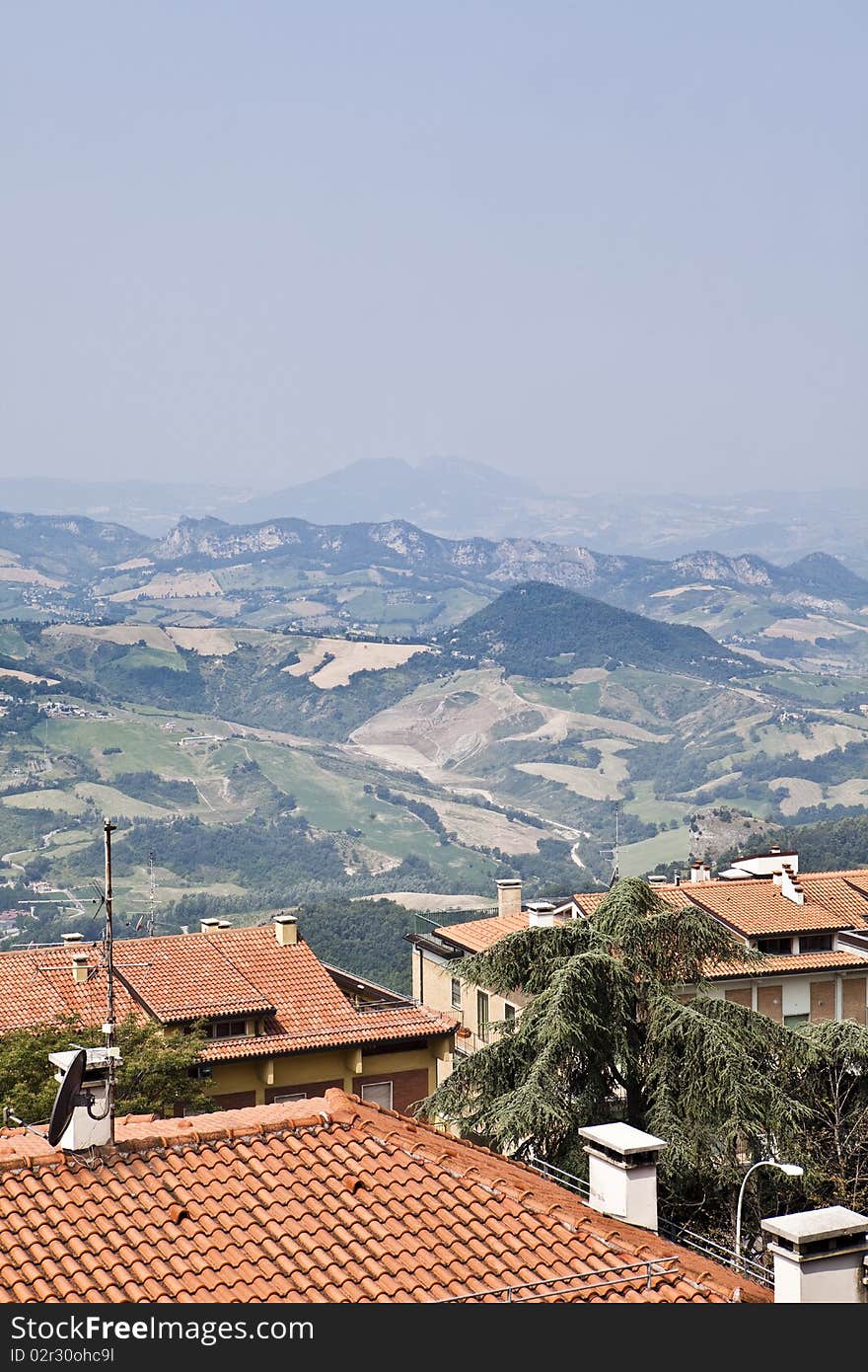 View of a Tuscan Landscape