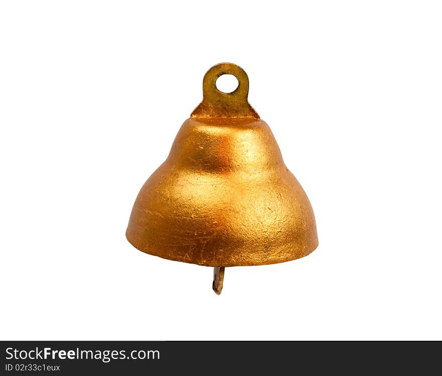 Gold hand bell