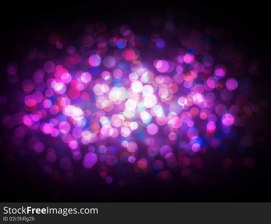 Colored bokeh