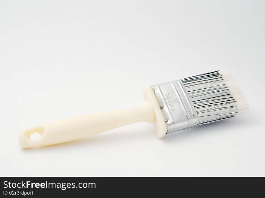 Bright Brush on white background; cut out