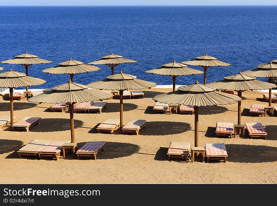 Umbrella on Red Sea