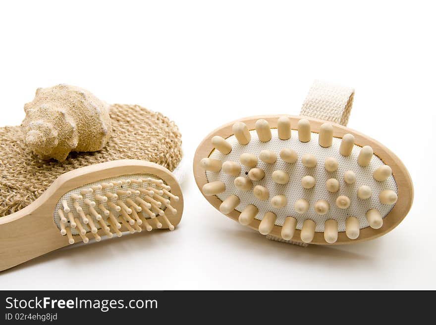 Massage Brush And Hairbrush