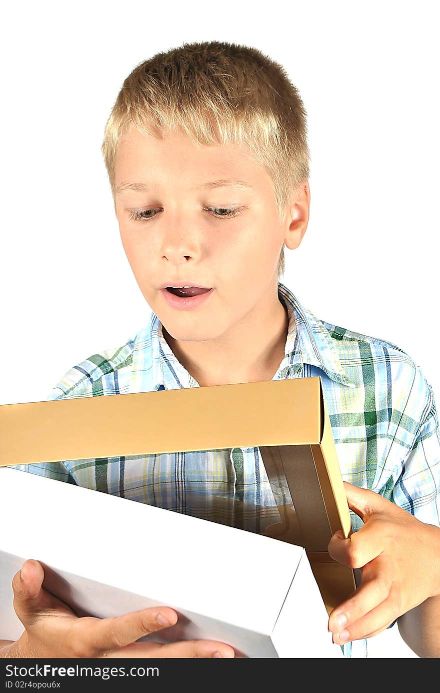 The Child Opens A Box