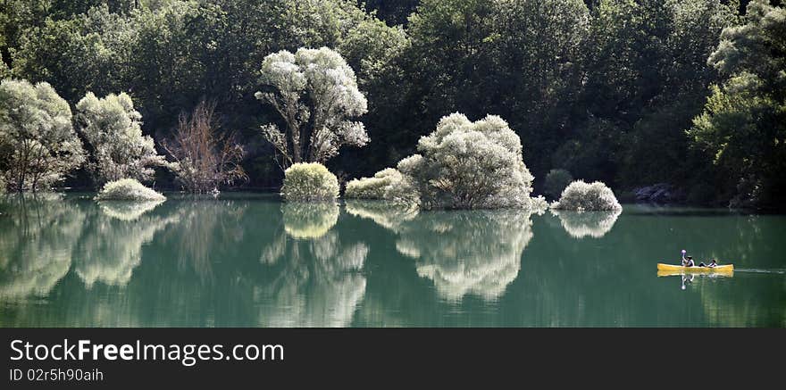 Lake landscape