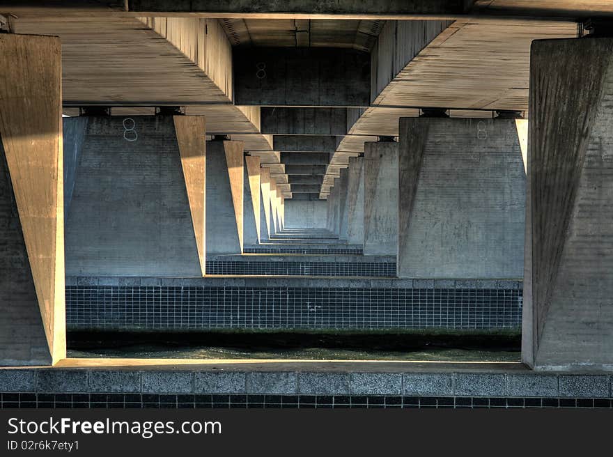 Under the ketel brug bridge