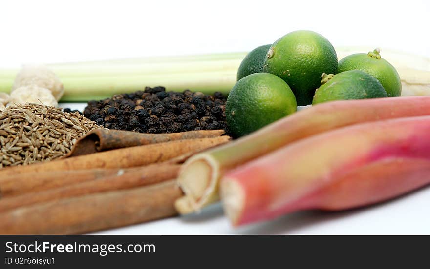 A groups of healthy herbs. A groups of healthy herbs