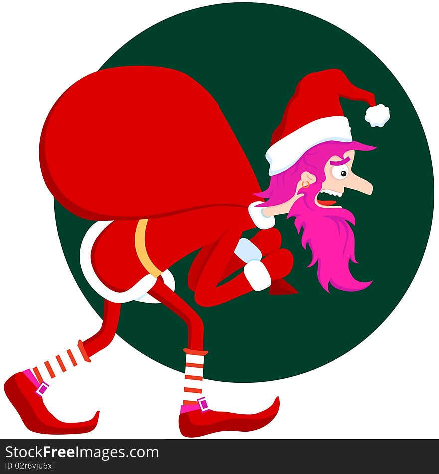 Pink Santa