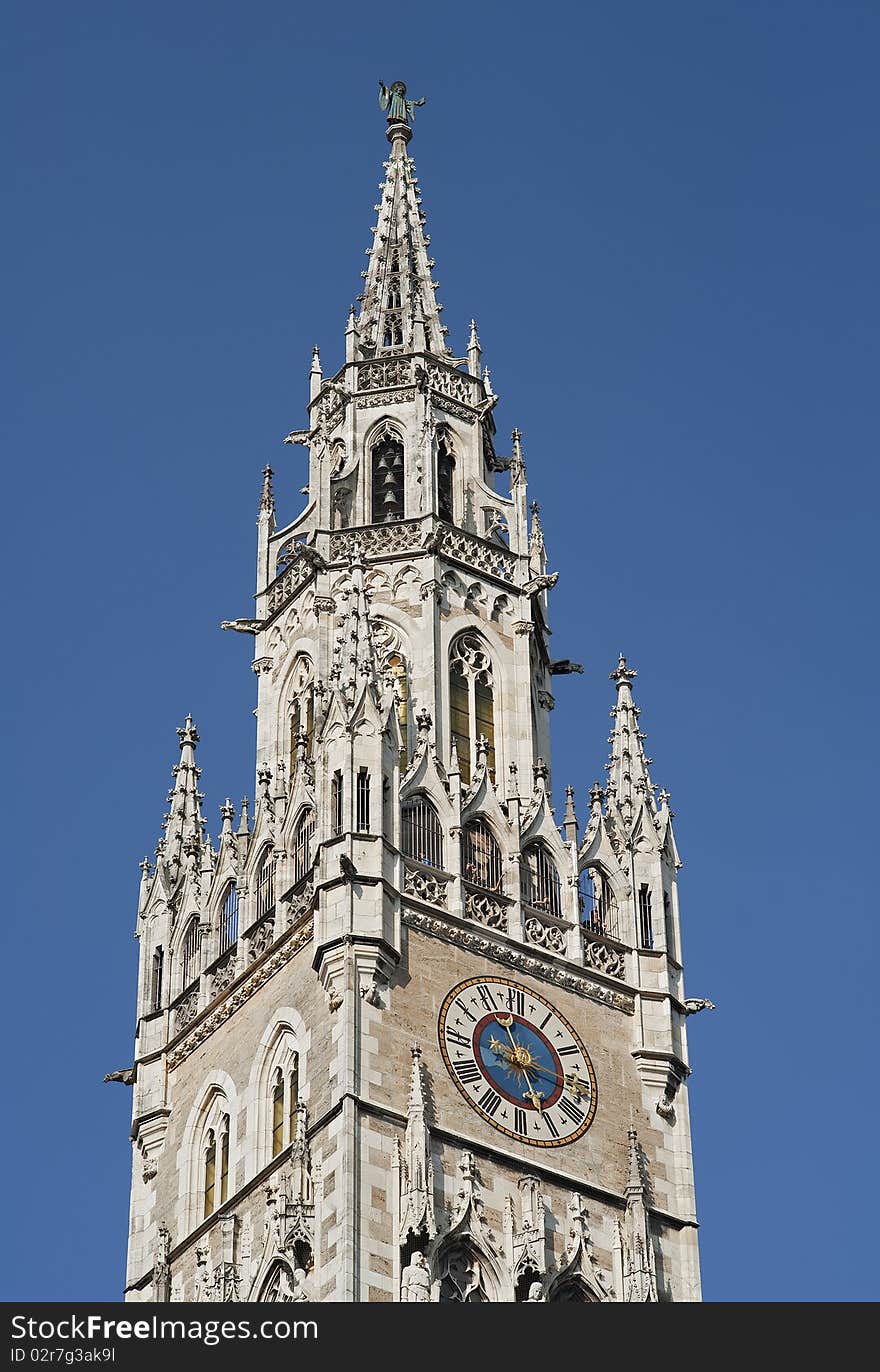 The town hall of Munich in Bavaria