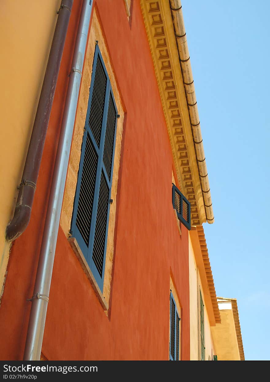 Colourful house in Spain