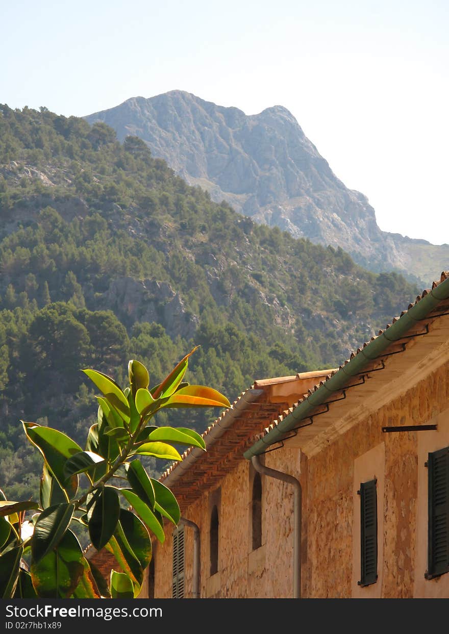 A landscape in Mallorca