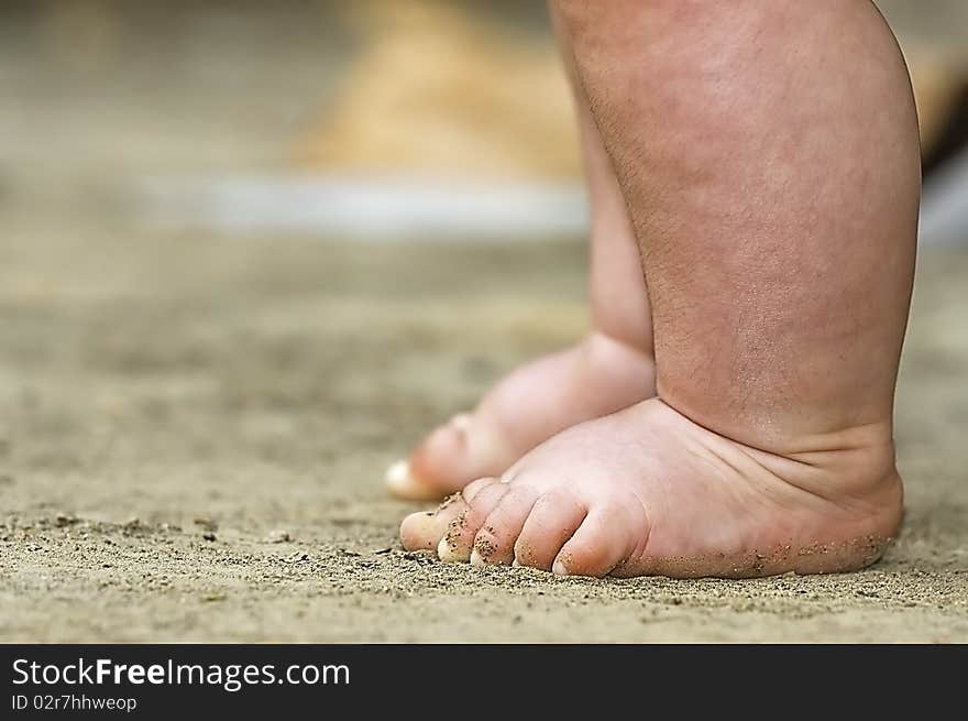 Feet Of An Infant