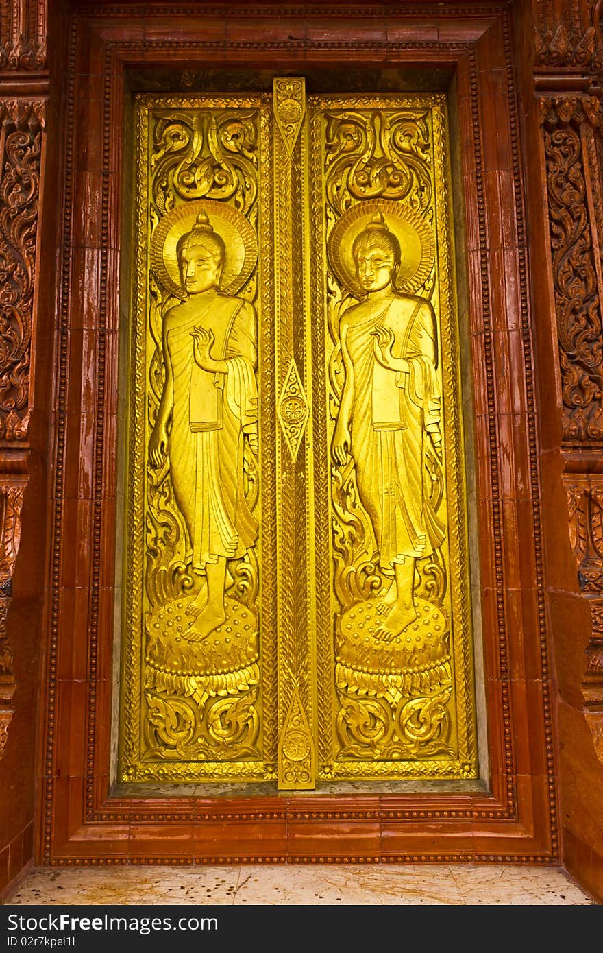 Thai Temple Door