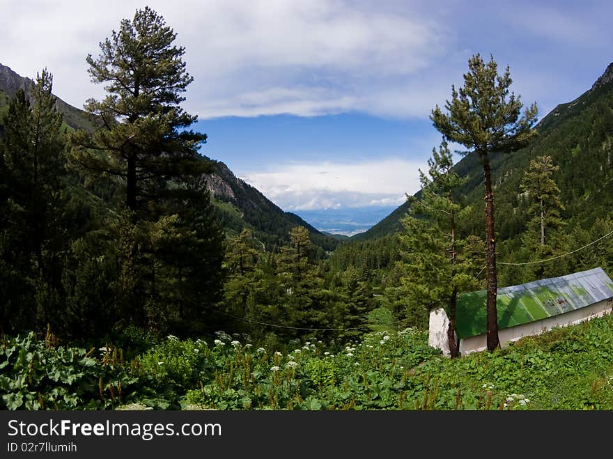 View of the Pirin mountains - in the Bulgarian Balkans. View of the Pirin mountains - in the Bulgarian Balkans