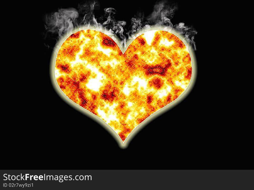 Smoke heart