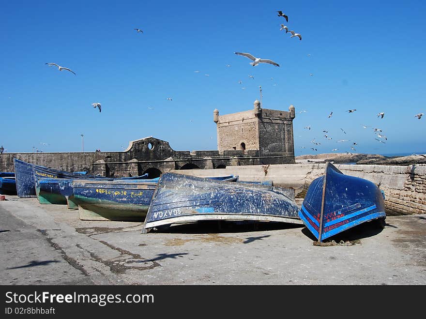 Fishing Boats At Essaouira