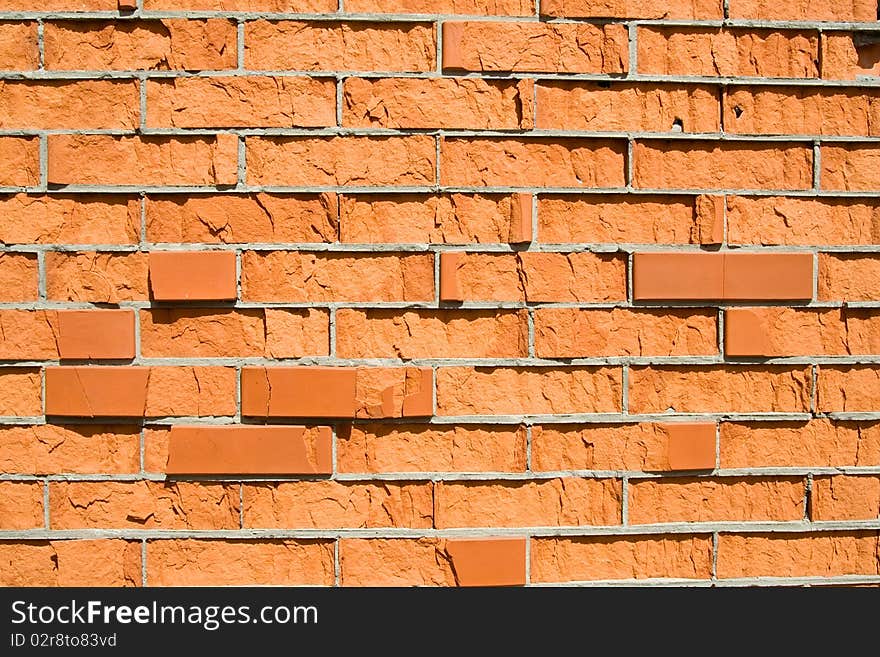 Bad-quality brick wall texture (Horizontal)