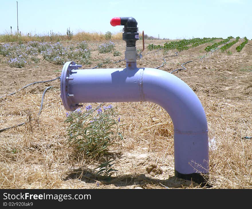 System for irrigation of fields