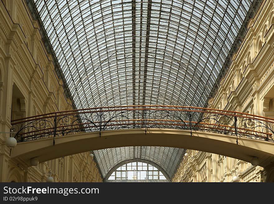 Interior store GUM, Red Square, Moscow, Russian Federation