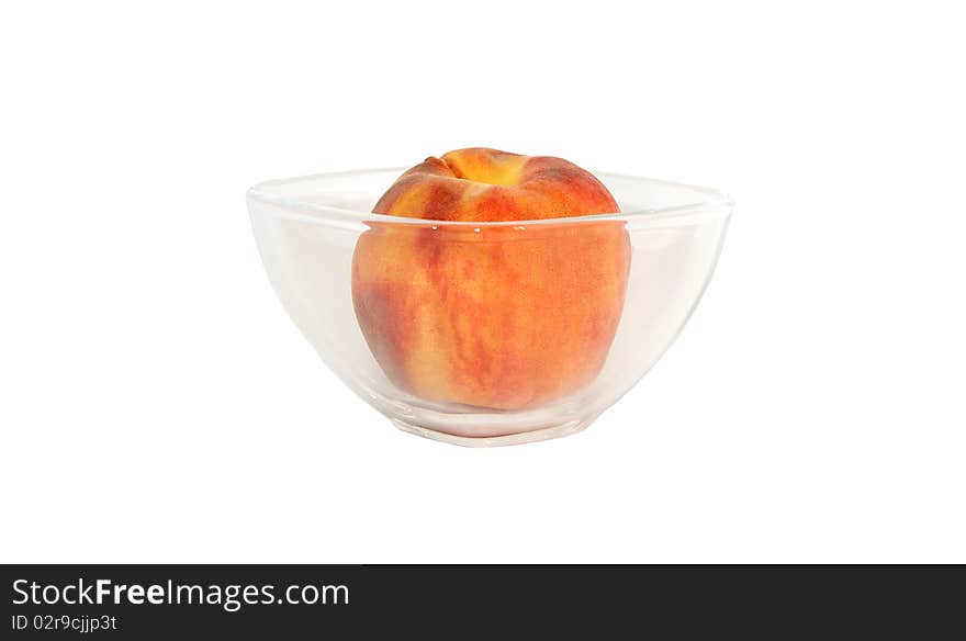 Big Ripe Peach In A Vase