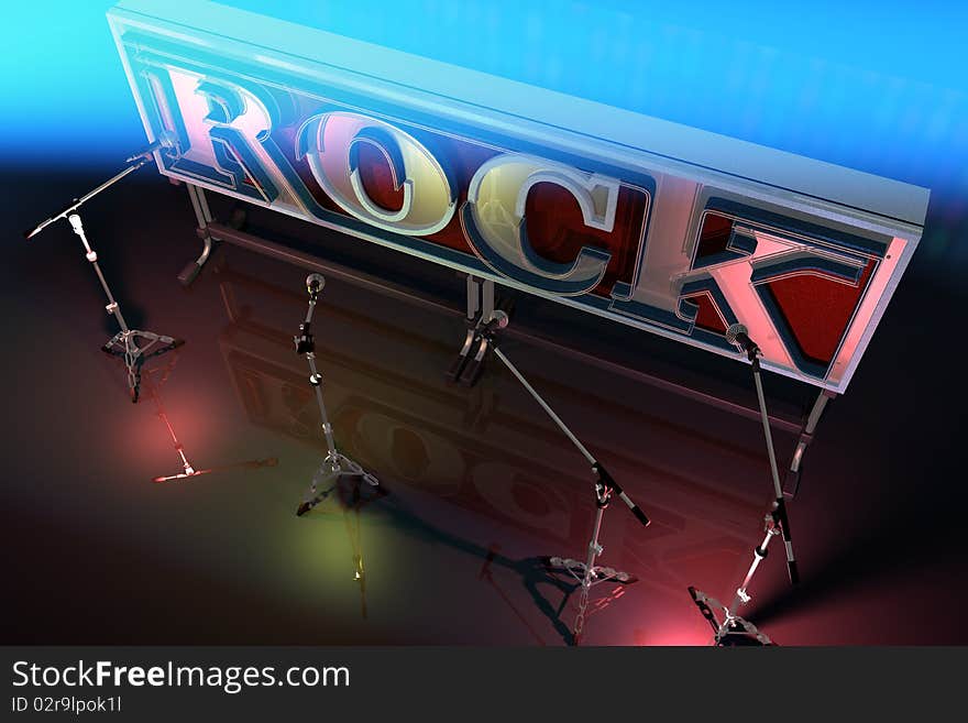 Abstract Rock Background