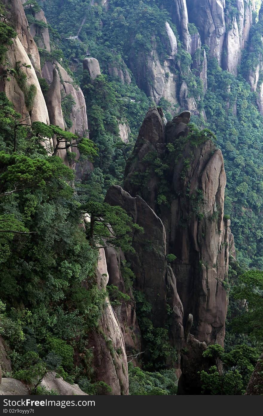 A National geopark in the china