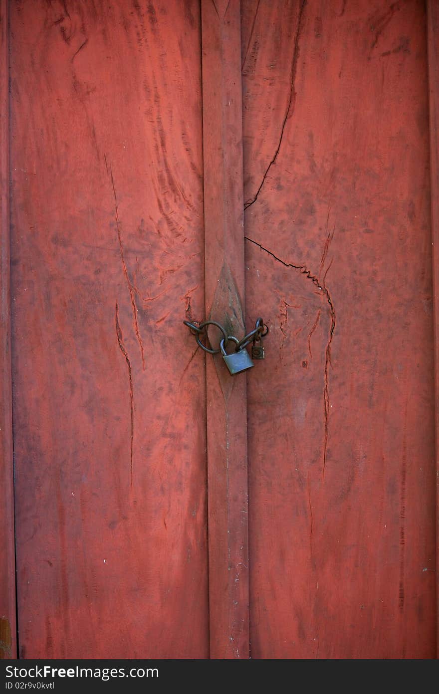 Old wooden doors